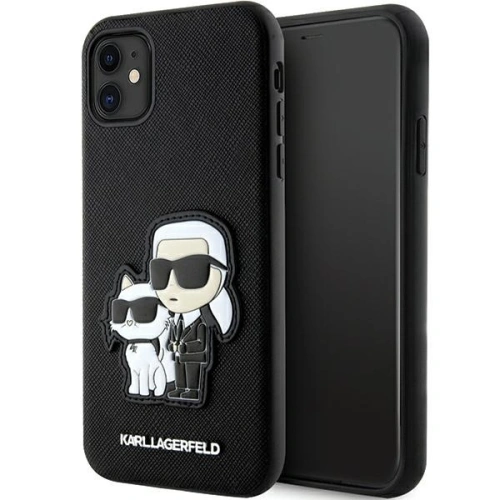 Kup Etui Karl Lagerfeld KLHCN61SANKCPK Apple iPhone 11/XR hardcase černý/black Saffiano Karl & Choupette - KLD1595 - {ean13} - Sklep Home Screen