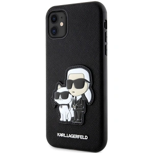 Kup Etui Karl Lagerfeld KLHCN61SANKCPK Apple iPhone 11/XR hardcase czarny/black Saffiano Karl & Choupette - KLD1595 - {ean13} - Sklep Home Screen