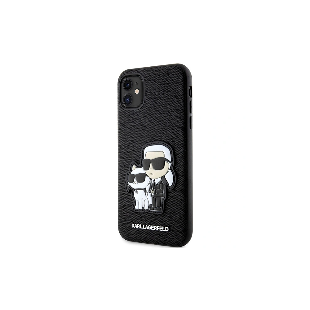 Etui Karl Lagerfeld KLHCN61SANKCPK Apple iPhone 11/XR hardcase czarny/black Saffiano Karl & Choupette