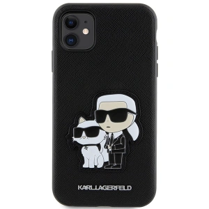 Kup Etui Karl Lagerfeld KLHCN61SANKCPK Apple iPhone 11/XR hardcase czarny/black Saffiano Karl & Choupette - KLD1595 - {ean13} - Sklep Home Screen