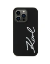 Kup Etui Karl Lagerfeld KLHCN61SKSVGK Apple iPhone 11/XR černý/black hardcase Silicone Signature - KLD1596 - {ean13} - Sklep Home Screen