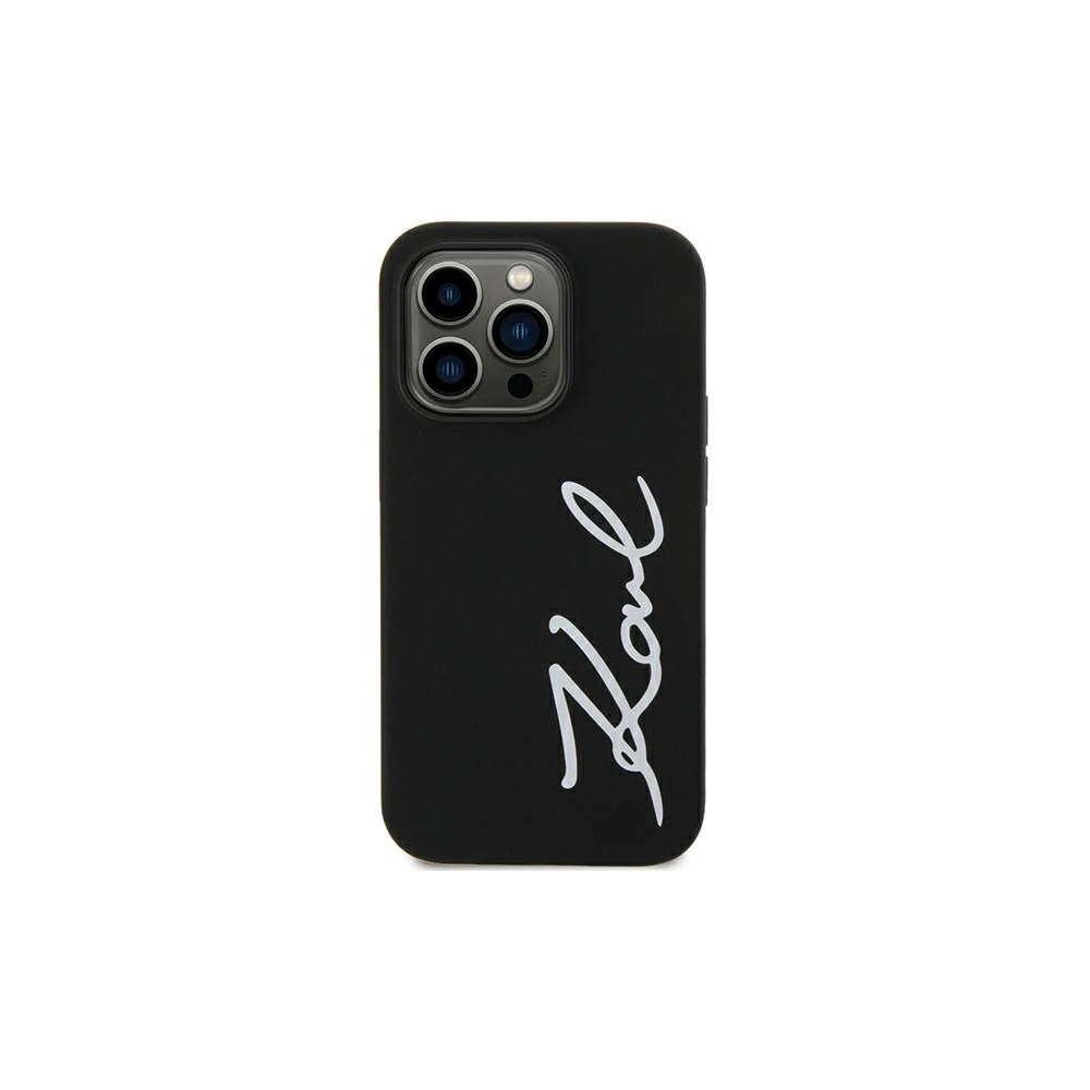 Etui Karl Lagerfeld KLHCN61SKSVGK Apple iPhone 11/XR czarny/black hardcase Silicone Signature