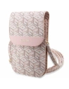 Guess Handtasche GUWBHGCFSEP rosa/rosa GCube Stripe
