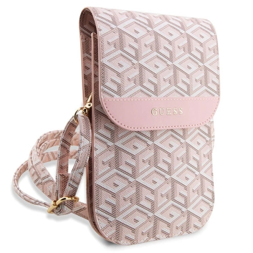Kup Torebka Guess GUWBHGCFSEP różowy/pink GCube Stripe - GUE2631 - {ean13} - Sklep Home Screen