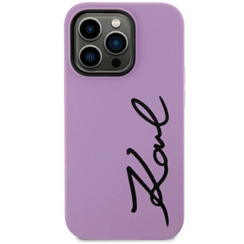 Buy Karl Lagerfeld KLHCN61SKSVGU Apple iPhone 11/XR purple hardcase Silicone Signature - KLD1597 - {ean13} - Home Screen Store Europe