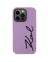 Etui Karl Lagerfeld KLHCN61SKSVGU Apple iPhone 11/XR purpurowy/purple hardcase Silicone Signature