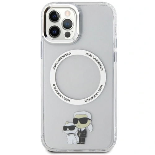Kup Etui Karl Lagerfeld KLHMP12MHNKCIT Apple iPhone 12/12 Pro hardcase transparent Iconic Karl&Choupette Magsafe - KLD1598 - {ean13} - Sklep Home Screen