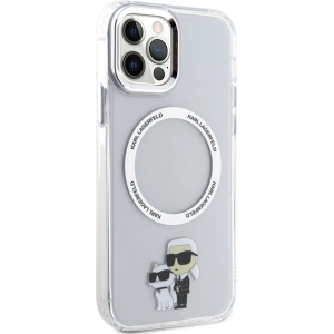 Etui Karl Lagerfeld KLHMP12MHNKCIT Apple iPhone 12/12 Pro hardcase transparent Iconic Karl&Choupette Magsafe