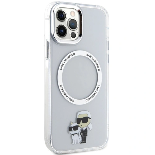 Kup Etui Karl Lagerfeld KLHMP12MHNKCIT Apple iPhone 12/12 Pro hardcase transparent Iconic Karl&Choupette Magsafe - KLD1598 - {ean13} - Sklep Home Screen