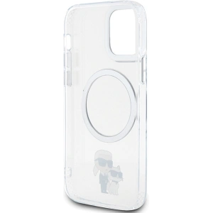 Etui Karl Lagerfeld KLHMP12MHNKCIT Apple iPhone 12/12 Pro hardcase transparent Iconic Karl&Choupette Magsafe