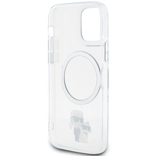 Kup Etui Karl Lagerfeld KLHMP12MHNKCIT Apple iPhone 12/12 Pro hardcase transparent Iconic Karl&Choupette Magsafe - KLD1598 - {ean13} - Sklep Home Screen