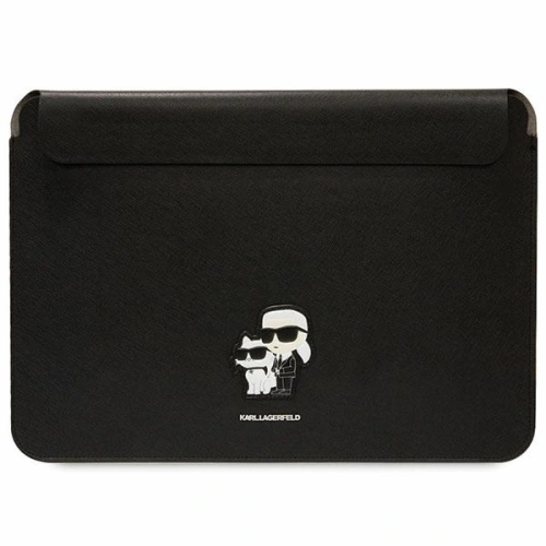 Kup Karl Lagerfeld Case Sleeve KLCS14SAKCPMK 14 Zoll schwarz/schwarz Saffiano Karl&Choupette - KLD1599 - {ean13} - Sklep Home Screen
