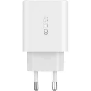 Kup Încărcător de rețea Tech-Protect C30W Încărcător de rețea cu 3 porturi PD 30W QC 3.0 Alb - THP2057 - {ean13} - Sklep Home Screen