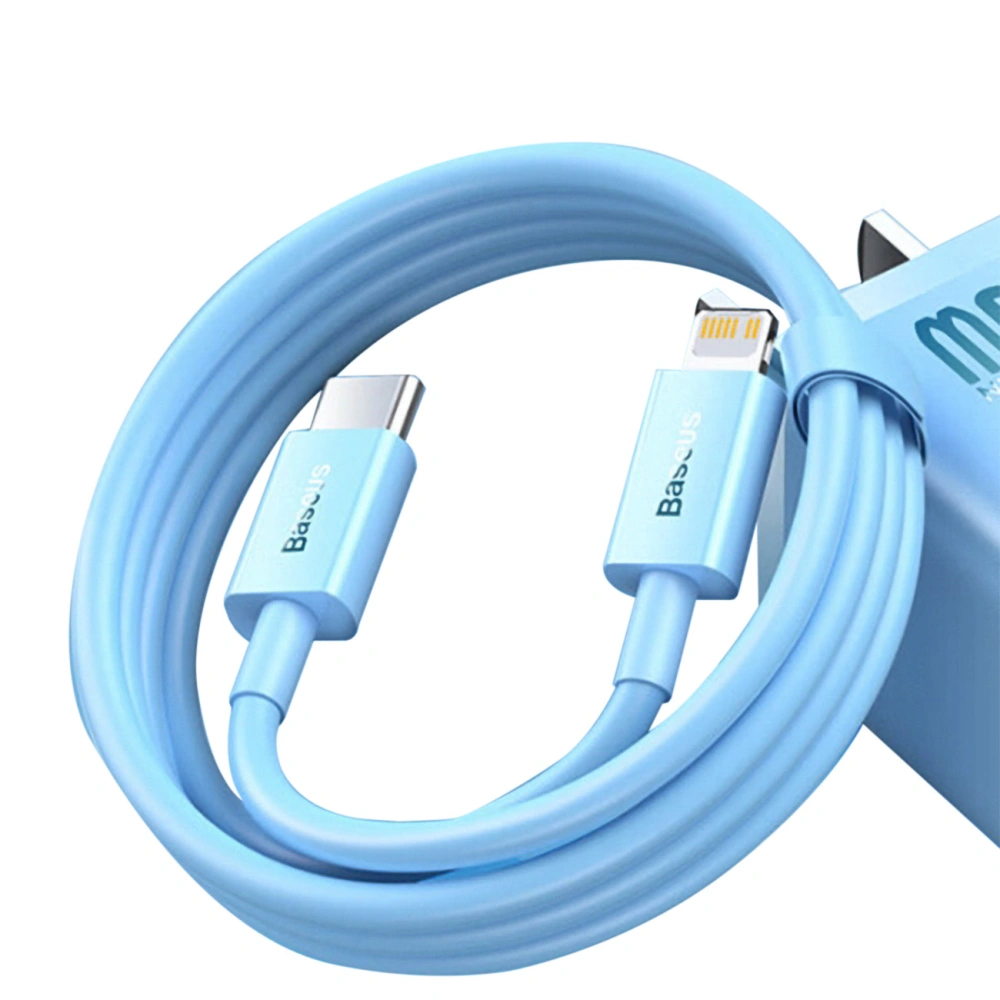 Kabel Baseus Superior Series USB-C/Lightning 20W PD 1m niebieski
