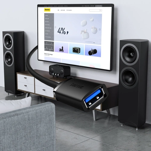 Kup Cablul prelungitor Baseus AirJoy Series USB-A 3.0 1m - BSU4383 - {ean13} - Sklep Home Screen