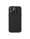 Etui + sticlă Baseus Fibra Sintetică MagSafe Apple iPhone 14 Pro Max negru