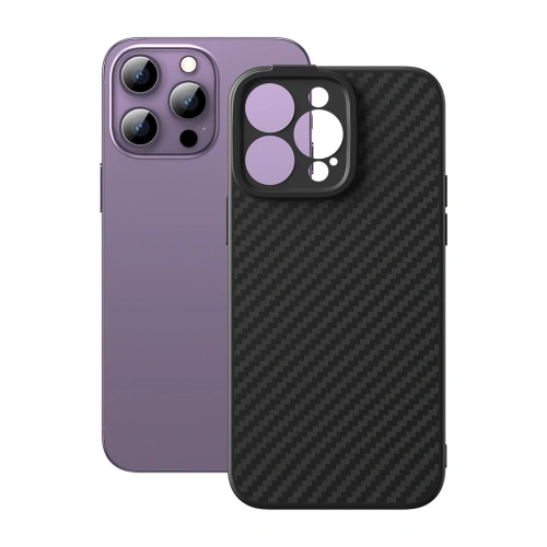 Kup Baseus Apple Case + Glas Kunstfaser MagSafe iPhone 14 Pro Max schwarz - BSU4385 - {ean13} - Sklep Home Screen