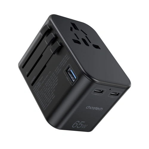 Kup Choetech Ladegerät PD5009-BK GaN 2xUSB-C/USB-A 65W Power Delivery schwarz - CHT180 - {ean13} - Sklep Home Screen