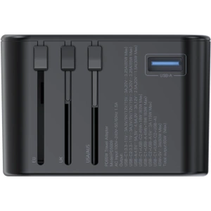 Buy Choetech PD5009-BK Wall Charger GaN 2xUSB-C/USB-A 65W Power Delivery black - CHT180 - {ean13} - Home Screen Store Europe