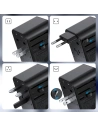 Kup Choetech Ladegerät PD5009-BK GaN 2xUSB-C/USB-A 65W Power Delivery schwarz - CHT180 - {ean13} - Sklep Home Screen