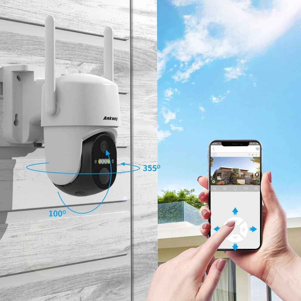 Kamera Choetech ASC005 WiFi z aplikacją sterującą Android/iOS + panel słoneczny 5W