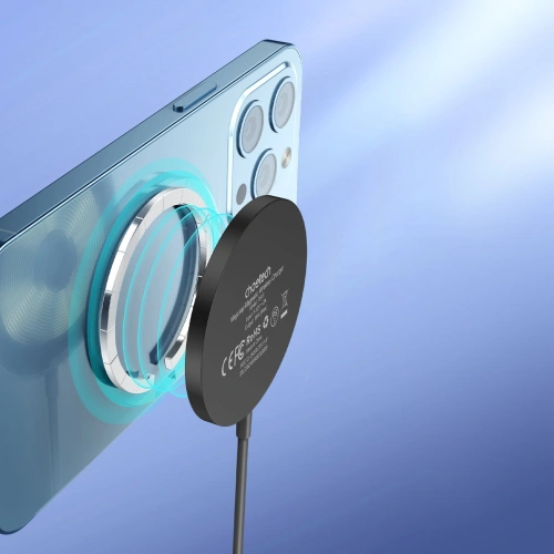 Kup Încărcător wireless magnetic Choetech T518-F-BK 15W MagSafe negru - CHT183 - {ean13} - Sklep Home Screen