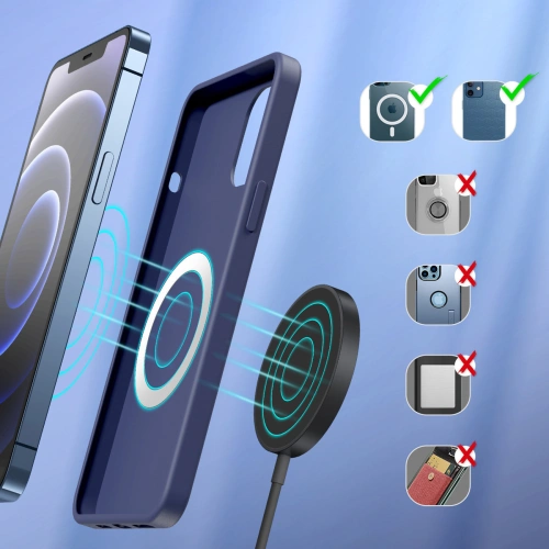Kup Încărcător wireless magnetic Choetech T518-F-BK 15W MagSafe negru - CHT183 - {ean13} - Sklep Home Screen