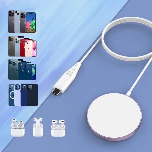 Buy Choetech T518-F-PK 15W MagSafe Magnetic Wireless Charger pink - CHT185 - {ean13} - Home Screen Store Europe