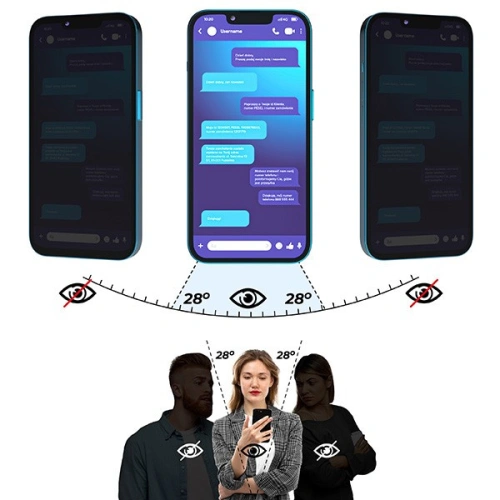 Kup Sticlă de confidențialitate GrizzGlass SecretGlass pentru Motorola Moto E40 - GRZ5200 - {ean13} - Sklep Home Screen