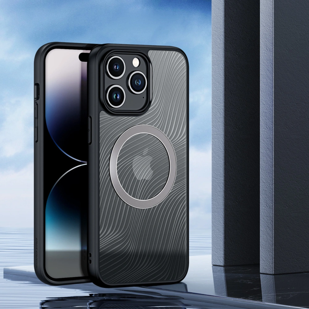 Etui Dux Ducis Aimo Mag MagSafe Apple iPhone 15 Pro Max czarne