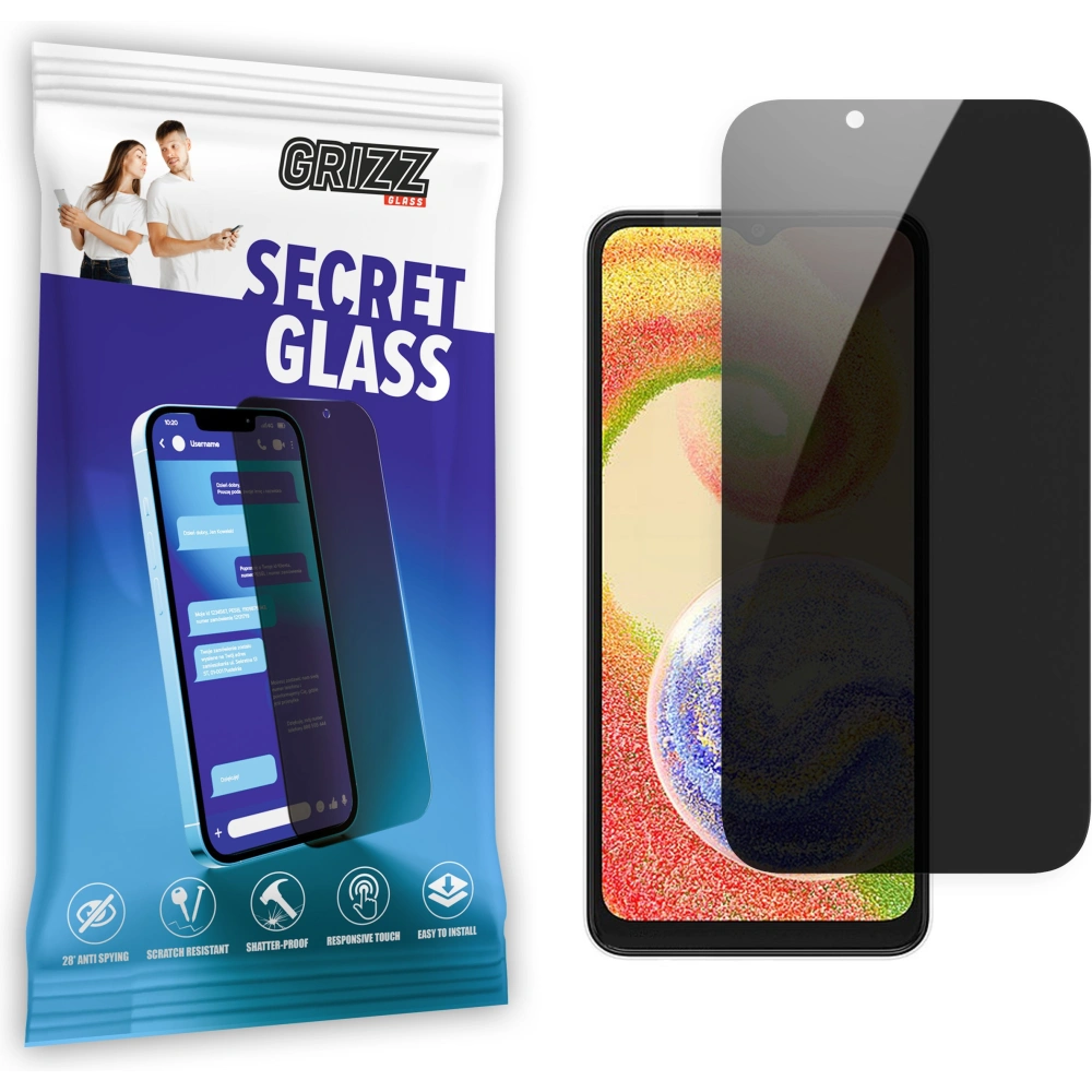 Matowe szkło prywatyzujące GrizzGlass SecretGlass do Samsung Galaxy A13