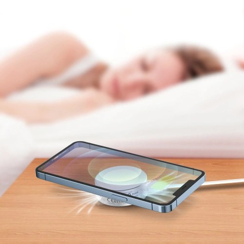 Kup Încărcător wireless Choetech T593-F Qi 15W MagSafe cu ventilator argintiu + cablu USB-C/USB-C - CHT186 - {ean13} - Sklep Home Screen