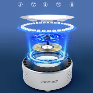 Kup Încărcător wireless Choetech T593-F Qi 15W MagSafe cu ventilator argintiu + cablu USB-C/USB-C - CHT186 - {ean13} - Sklep Home Screen