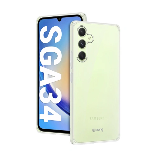 Kup Etui Crong Crystal Slim Cover Samsung Galaxy A34 5G (przezroczysty) - CRG597 - {ean13} - Sklep Home Screen