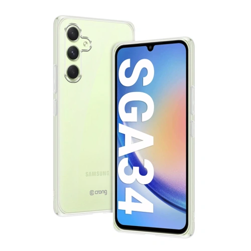 Kup Etui Crong Crystal Slim Cover Samsung Galaxy A34 5G (przezroczysty) - CRG597 - {ean13} - Sklep Home Screen