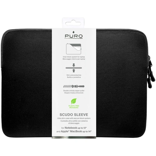 Kup Etui PURO Scudo Sleeve Apple MacBook Pro 14 (czarny) - PUR713 - {ean13} - Sklep Home Screen