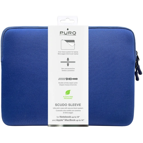 Kup Etui PURO Scudo Sleeve Apple MacBook Pro 14 (granatowy) - PUR714 - {ean13} - Sklep Home Screen