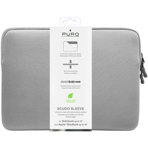 Kup Etui PURO Scudo Sleeve Apple MacBook Pro 14 (ezüst) - PUR716 - {ean13} - Sklep Home Screen