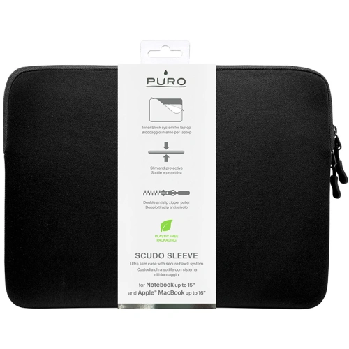 Kup Etui PURO Scudo Sleeve Apple MacBook Pro 16 (fekete) - PUR717 - {ean13} - Sklep Home Screen