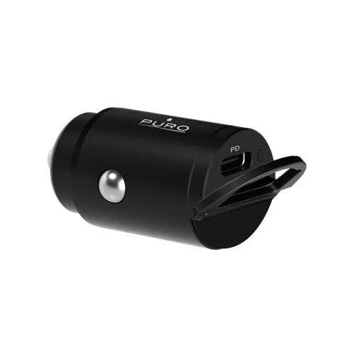 Kup PURO Mini Autós Gyors Töltő USB-C Power Delivery 20W (fekete) - PUR718 - {ean13} - Sklep Home Screen