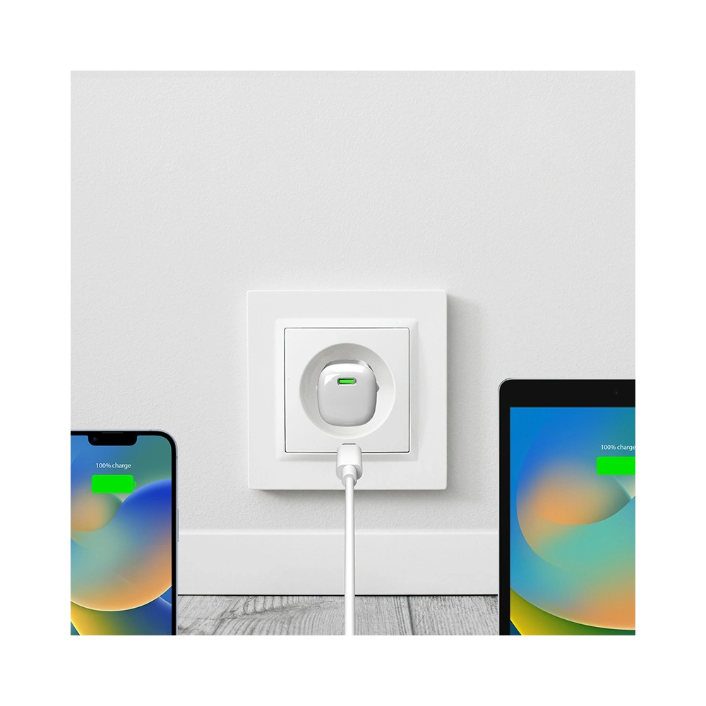 Ładowarka sieciowa PURO MiniPro Wall Charger GaN USB-C 20W PD (biały)