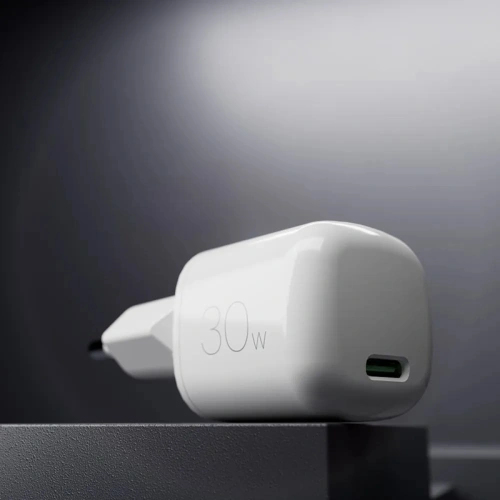 Kup PURO MiniPro Wandladegerät GaN USB-C 30W PD (weiß) - PUR720 - {ean13} - Sklep Home Screen
