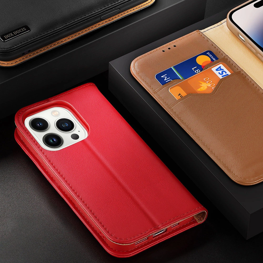 Etui Dux Ducis Hivo Apple iPhone 15 Pro brązowe