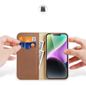 Etui Dux Ducis Hivo Apple iPhone 15 Plus / 14 Plus brązowe