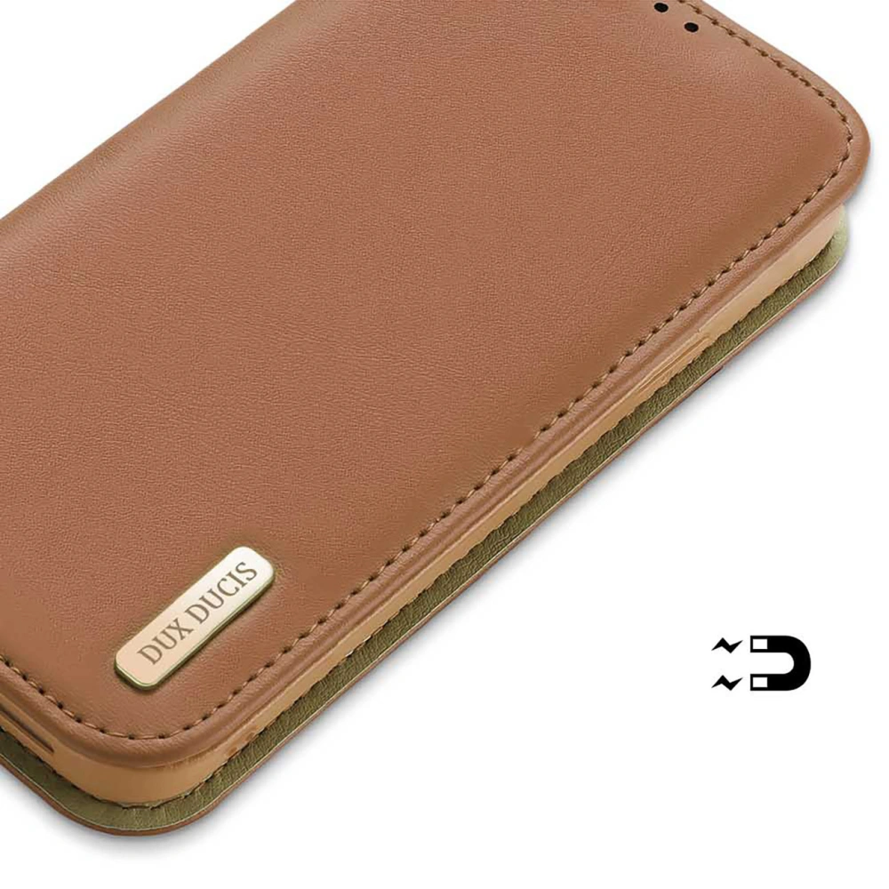 Etui Dux Ducis Hivo Apple iPhone 15 Plus / 14 Plus brązowe