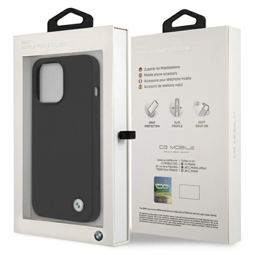 Kup Etui BMW BMHCP13LMSILBK Apple iPhone 13 Pro černý/black hardcase Silicone Signature - BMW477 - {ean13} - Sklep Home Screen