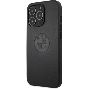 Kup Etui BMW BMHCP13LREELK Apple iPhone 13 Pro czarny/black hardcase Leather Emboss - BMW478 - {ean13} - Sklep Home Screen