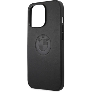 Kup Etui BMW BMHCP13LREELK Apple iPhone 13 Pro czarny/black hardcase Leather Emboss - BMW478 - {ean13} - Sklep Home Screen
