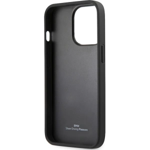 Kup Etui BMW BMHCP13LREELK Apple iPhone 13 Pro czarny/black hardcase Leather Emboss - BMW478 - {ean13} - Sklep Home Screen