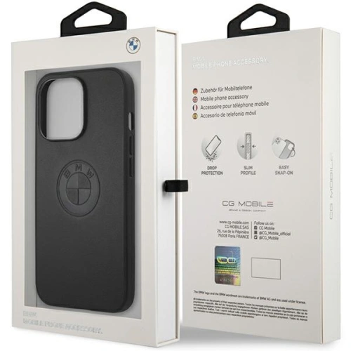 Kup Etui BMW BMHCP13LREELK Apple iPhone 13 Pro černý/black hardcase Leather Emboss - BMW478 - {ean13} - Sklep Home Screen